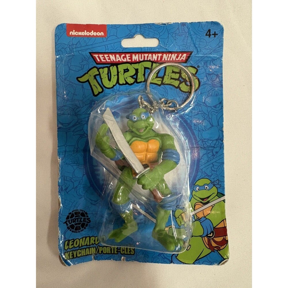 Nickelodeon Teenage Mutant Ninja Turtles Leonardo Keychain - NEW